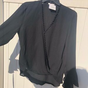 Black detailed long sleeve